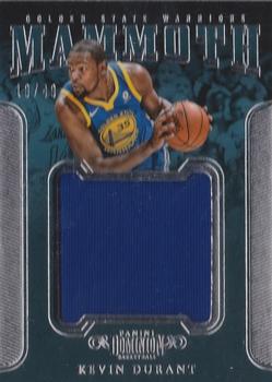 2017-18 Panini Dominion - Mammoth Materials #MM-KD Kevin Durant Front