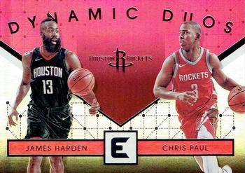 2017-18 Panini Essentials - Dynamic Duos #DD-4 Chris Paul / James Harden Front