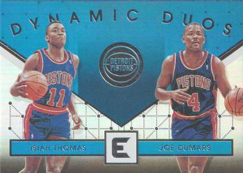 2017-18 Panini Essentials - Dynamic Duos #DD-27 Isiah Thomas / Joe Dumars Front