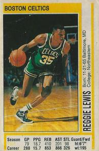 1991-92 Panini Stickers (Greek) #147 Reggie Lewis Front