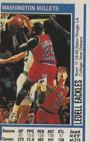 1991-92 Panini Stickers (Greek) #174 Ledell Eackles Front