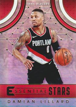 2017-18 Panini Essentials - Essential Stars #ES-6 Damian Lillard Front