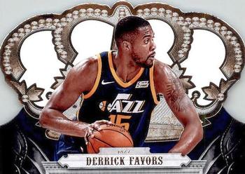 2017-18 Panini Crown Royale #106 Derrick Favors Front