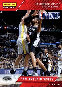 2017-18 Panini Instant NBA Playoffs #195 LaMarcus Aldridge Front