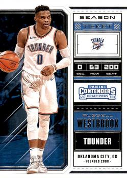 2018 Panini Contenders Draft Picks #47 Russell Westbrook Front