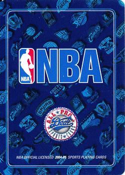 2004-05 All Pro Deal NBA Sports Playing Cards #NNO Checklist Back