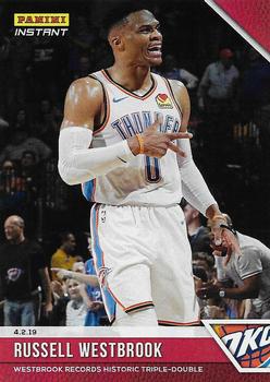 2018-19 Panini Instant NBA #131 Russell Westbrook Front