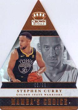 2017-18 Panini Crown Royale - Mamba's Choice #MC-6 Stephen Curry Front