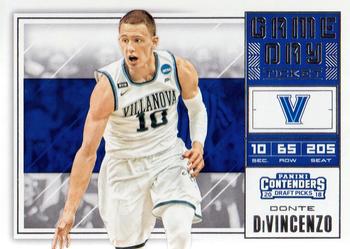 2018 Panini Contenders Draft Picks - Game Day Ticket #7 Donte DiVincenzo Front