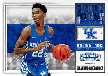 2018 Panini Contenders Draft Picks - Game Day Ticket #14 Shai Gilgeous-Alexander Front