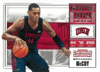2018 Panini Contenders Draft Picks - Game Day Ticket #28 Brandon McCoy Front