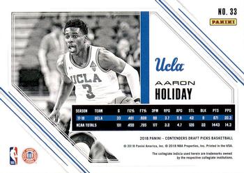 2018 Panini Contenders Draft Picks - Game Day Ticket #33 Aaron Holiday Back