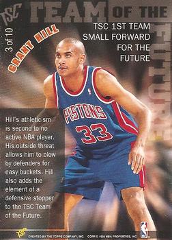 1994-95 Stadium Club - Team of the Future Members Only #3 Grant Hill Back