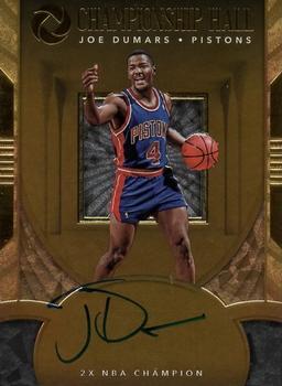 2017-18 Panini Opulence - Championship Hall Signatures #HC-JDM Joe Dumars Front