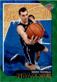 2018-19 Hoops - Green Checkerboard #219 Mario Hezonja Front