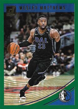 2018-19 Donruss - Green Flood #20 Wesley Matthews Front