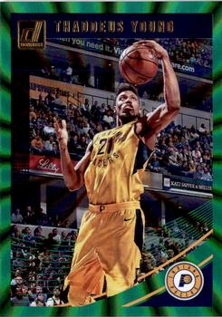 2018-19 Donruss - Holo Green Laser #132 Thaddeus Young Front