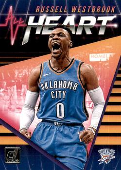 2018-19 Donruss - All Heart #10 Russell Westbrook Front