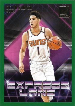 2018-19 Donruss - Express Lane Green Flood #17 Devin Booker Front