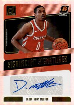 2018-19 Donruss - Significant Signatures #SS-DMT De'Anthony Melton Front