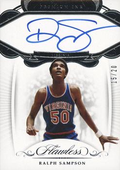 2018 Panini Flawless Collegiate - Premium Ink Silver #PI-RS Ralph Sampson Front