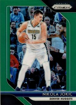 2018-19 Panini Prizm - Prizms Green #92 Nikola Jokic Front