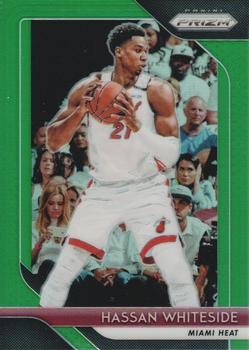 2018-19 Panini Prizm - Prizms Green #196 Hassan Whiteside Front