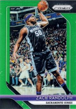 2018-19 Panini Prizm - Prizms Green #211 Zach Randolph Front