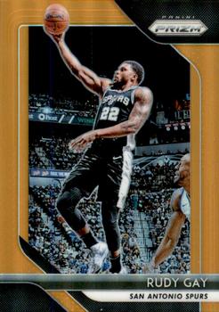 2018-19 Panini Prizm - Prizms Orange #3 Rudy Gay Front