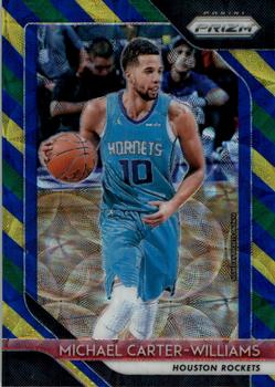 2018-19 Panini Prizm - Prizms Choice Blue Yellow and Green #44 Michael Carter-Williams Front
