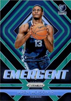 2018-19 Panini Prizm - Emergent Green #4 Jaren Jackson Jr. Front