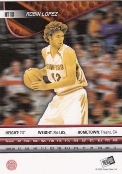 2008 Press Pass - Hang Time #HT13 Robin Lopez Back