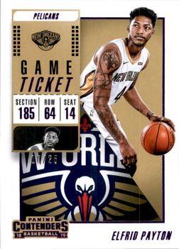 2018-19 Panini Contenders - Game Ticket Purple #3 Elfrid Payton Front