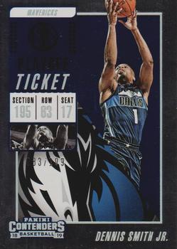 2018-19 Panini Contenders - Playoff Ticket #94 Dennis Smith Jr. Front
