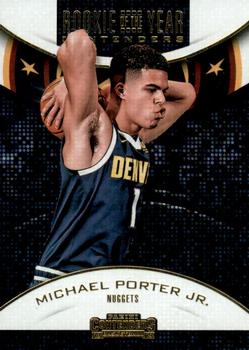 2018-19 Panini Contenders - Rookie of the Year Contenders #5 Michael Porter Jr. Front