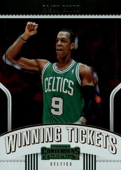 2018-19 Panini Contenders - Winning Tickets #9 Rajon Rondo Front