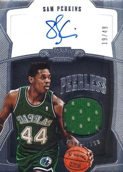 2018-19 Panini Dominion - Peerless Jersey Autographs #PJ-SPK Sam Perkins Front