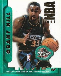 1996-97 Crown Pro Stickers #R7 Grant Hill Front