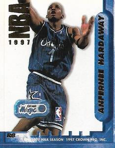 1996-97 Crown Pro Stickers #R8 Anfernee Hardaway Front