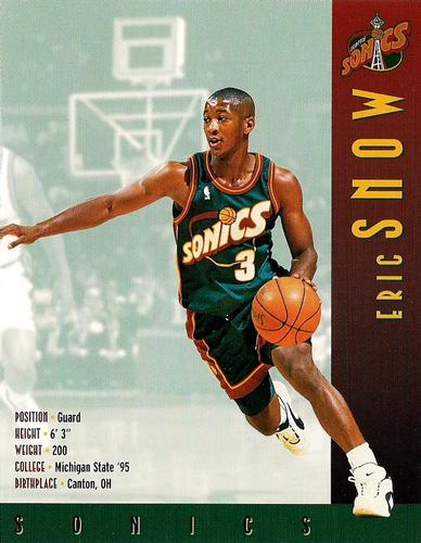 1995-96 Seattle SuperSonics #NNO Eric Snow Front