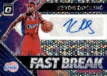 2018-19 Donruss Optic - Fast Break Signatures #FB-KDL Keyon Dooling Front