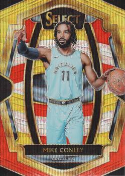 2018-19 Panini Select - Tri-Color Prizms #147 Mike Conley Front