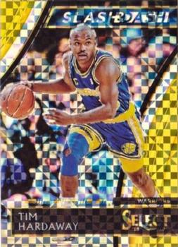 2018-19 Panini Select - Slash and Dash Gold #1 Tim Hardaway Front