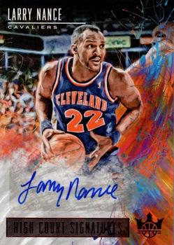 2018-19 Panini Court Kings - High Court Signatures Ruby #HC-LNC Larry Nance Front