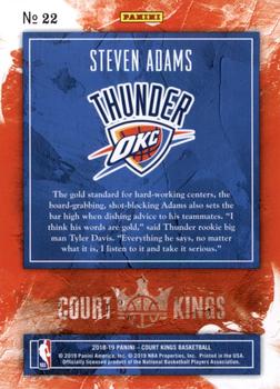 2018-19 Panini Court Kings - International #22 Steven Adams Back