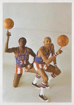 1971 Fleer Cocoa Puffs Harlem Globetrotters #12 1970-71 Highlights Front
