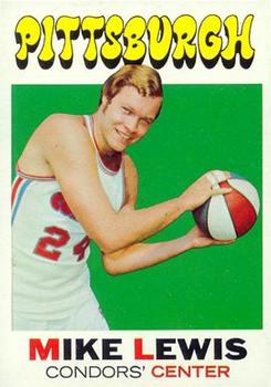 1971-72 Topps #189 Mike Lewis Front