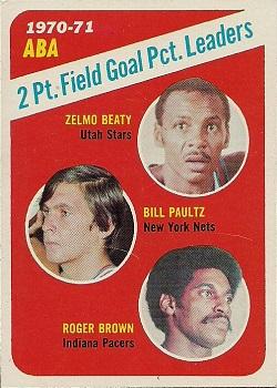 1971-72 Topps #148 Zelmo Beaty / Billy Paultz / Roger Brown Front