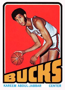 1972-73 Topps #100 Kareem Abdul-Jabbar Front