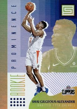 2018-19 Panini Status - Rookie Prominence #11 Shai Gilgeous-Alexander Front